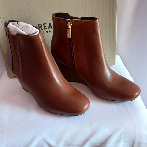 Kenneth Cole Reaction Womens Marcy Mid Brown 7.5 - Picture 4 of 7